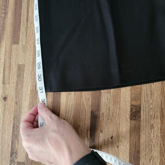 Calvin Klein Black Flat Front Ladies Slacks - Picture 4 of 10